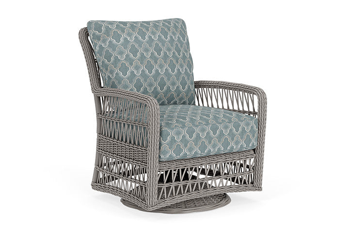 Lloyd Flanders - Mackinac Swivel Glider Lounge Chair In Putty Finish With Luna Mist Fabric - 2730910592070 view 1