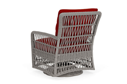 Lloyd Flanders - Mackinac Swivel Glider Lounge Chair In Putty Finish With Partyline Lollipop Fabric - 2730910592054 view 2