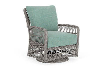 Lloyd Flanders - Mackinac Swivel Glider Lounge Chair In Putty Finish With Pavian Pool Fabric - 2730910592045 view 1