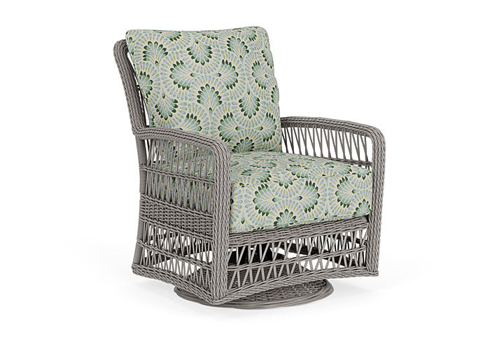 Lloyd Flanders - Mackinac Swivel Glider Lounge Chair In Putty Finish With Plume Spring Fabric - 2730910592085 view 1