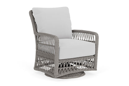 Lloyd Flanders - Mackinac Swivel Glider Lounge Chair In Putty Finish With Reflections Ice Fabric - 2730910592052 view 1