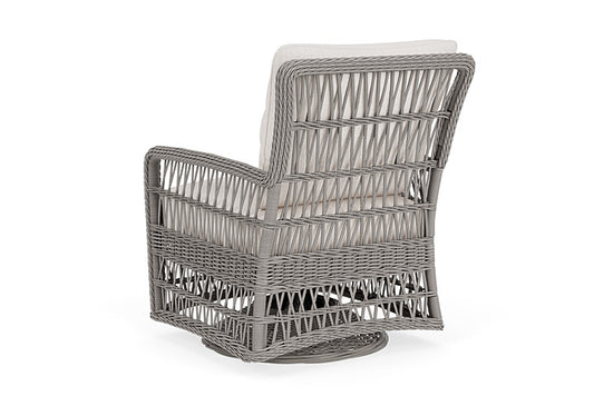 Lloyd Flanders - Mackinac Swivel Glider Lounge Chair In Putty Finish With Reflections Snow Fabric - 2730910592014 view 2