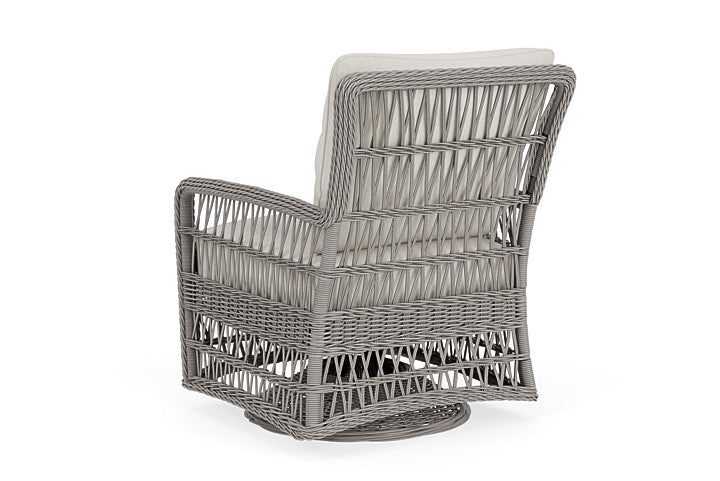 Lloyd Flanders - Mackinac Swivel Glider Lounge Chair In Putty Finish With Rollo Linen Fabric - 2730910592020 view 2