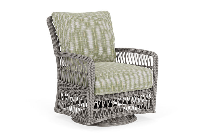 Lloyd Flanders - Mackinac Swivel Glider Lounge Chair In Putty Finish With Romulo Laurel Fabric - 2730910592049 view 1