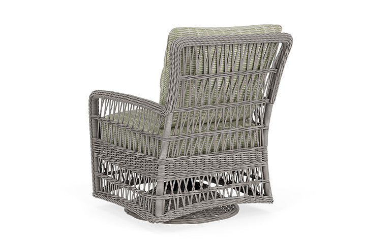 Lloyd Flanders - Mackinac Swivel Glider Lounge Chair In Putty Finish With Romulo Laurel Fabric - 2730910592049 view 2
