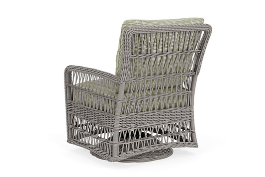 Lloyd Flanders - Mackinac Swivel Glider Lounge Chair In Putty Finish With Romulo Laurel Fabric - 2730910592049 view 2