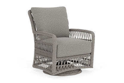 Lloyd Flanders - Mackinac Swivel Glider Lounge Chair In Putty Finish With Rumba Nickel Fabric - 2730910592011 view 1