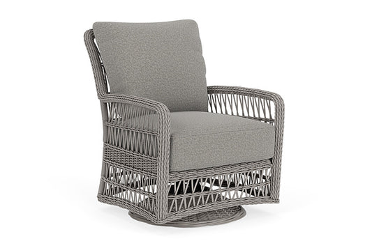 Lloyd Flanders - Mackinac Swivel Glider Lounge Chair In Putty Finish With Rumba Nickel Fabric - 2730910592011 view 1