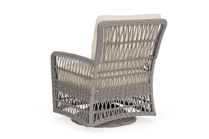 Lloyd Flanders - Mackinac Swivel Glider Lounge Chair In Putty Finish With Sailcloth Sailor Fabric - 273091059434 view 2