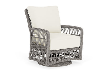 Lloyd Flanders - Mackinac Swivel Glider Lounge Chair In Putty Finish With Sailcloth Salt Fabric - 273091059890 view 1