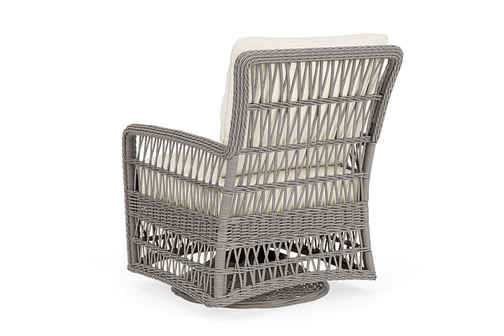 Lloyd Flanders - Mackinac Swivel Glider Lounge Chair In Putty Finish With Sailcloth Salt Fabric - 273091059890 view 2