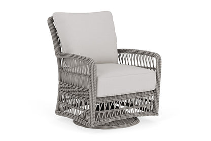 Lloyd Flanders - Mackinac Swivel Glider Lounge Chair In Putty Finish With Sailcloth Seagull Fabric - 273091059W61 view 1