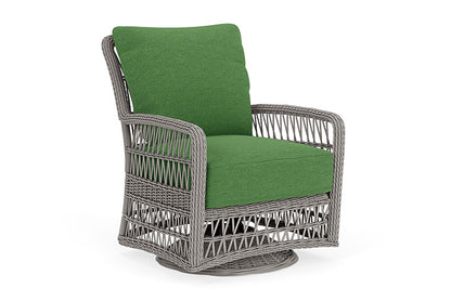 Lloyd Flanders - Mackinac Swivel Glider Lounge Chair In Putty Finish With Seadog Botanical Fabric - 2730910592066 view 1