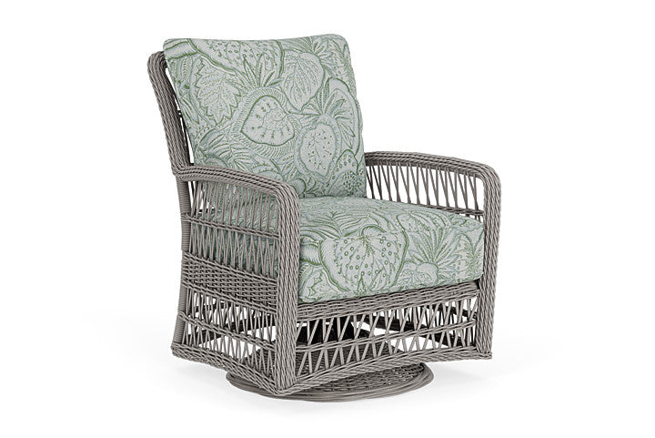Lloyd Flanders - Mackinac Swivel Glider Lounge Chair In Putty Finish With Sensibility Spring Fabric - 2730910592081 view 1