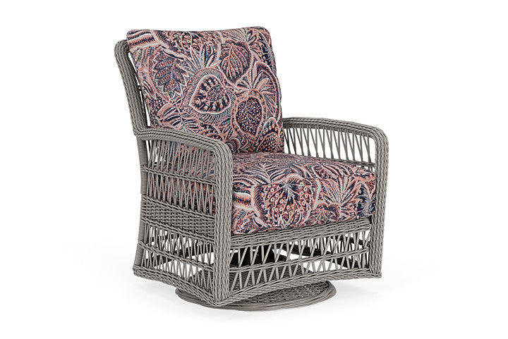 Lloyd Flanders - Mackinac Swivel Glider Lounge Chair In Putty Finish With Sensiblity Splendor Fabric - 2730910592082 view 1