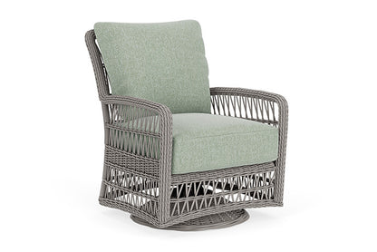 Lloyd Flanders - Mackinac Swivel Glider Lounge Chair In Putty Finish With Serene Spa Fabric - 2730910592031 view 1