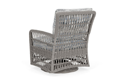 Lloyd Flanders - Mackinac Swivel Glider Lounge Chair In Putty Finish With Stratosphere Cloud Fabric - 2730910591966 view 2