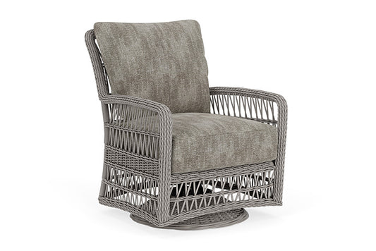 Lloyd Flanders - Mackinac Swivel Glider Lounge Chair In Putty Finish With Surface Slate Fabric - 2730910592056 view 1