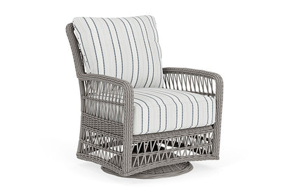 Lloyd Flanders - Mackinac Swivel Glider Lounge Chair In Putty Finish With Tamer Fog Fabric - 2730910592037 view 1