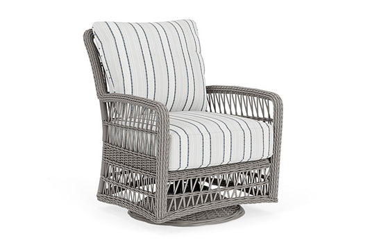 Lloyd Flanders - Mackinac Swivel Glider Lounge Chair In Putty Finish With Tamer Fog Fabric - 2730910592037 view 1