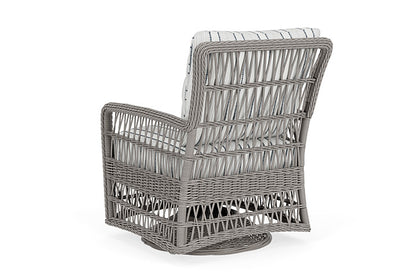 Lloyd Flanders - Mackinac Swivel Glider Lounge Chair In Putty Finish With Tamer Fog Fabric - 2730910592037 view 2
