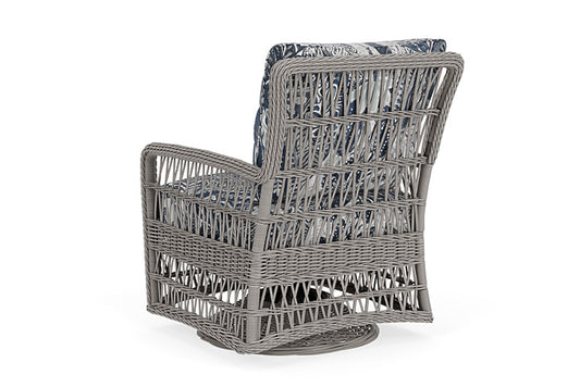Lloyd Flanders - Mackinac Swivel Glider Lounge Chair In Putty Finish With Wayfarer Mist Fabric - 2730910592074 view 2