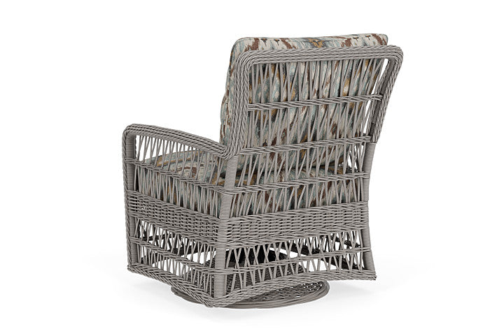 Lloyd Flanders - Mackinac Swivel Glider Lounge Chair In Putty Finish With Yoko Mist Fabric - 273091059727 view 2