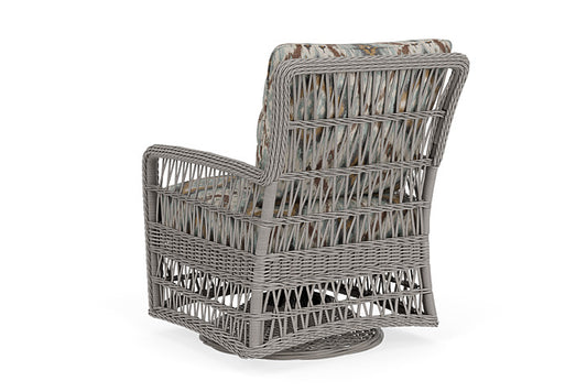 Lloyd Flanders - Mackinac Swivel Glider Lounge Chair In Putty Finish With Yoko Mist Fabric - 273091059727 view 2