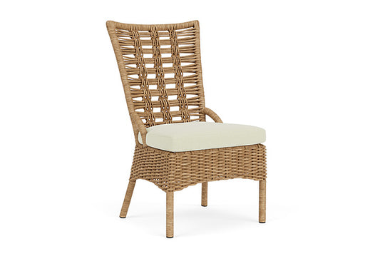 Lloyd Flanders - Magnolia Armless Dining Chair In Sandcastle Finish With Bamboo Bay Meadow Fabric - 3310071412060 view 1