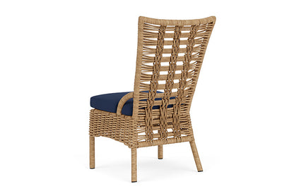 Lloyd Flanders - Magnolia Armless Dining Chair In Sandcastle Finish With Beach Navy Fabric - 3310071412013 view 2