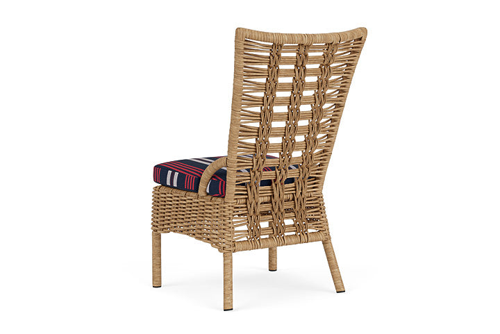 Lloyd Flanders - Magnolia Armless Dining Chair In Sandcastle Finish With Berkely Hall Navy Fabric - 3310071412063 view 2