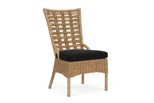 Lloyd Flanders - Magnolia Armless Dining Chair In Sandcastle Finish With Canvas Black Fabric - 331007141157 view 1