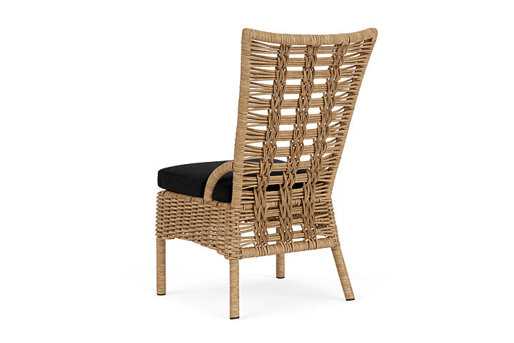 Lloyd Flanders - Magnolia Armless Dining Chair In Sandcastle Finish With Canvas Black Fabric - 331007141157 view 2