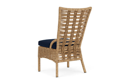 Lloyd Flanders - Magnolia Armless Dining Chair In Sandcastle Finish With Decorline Navy Fabric - 3310071412019 view 2