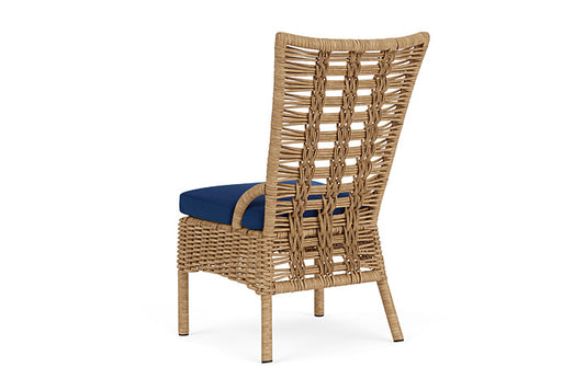 Lloyd Flanders - Magnolia Armless Dining Chair In Sandcastle Finish With Flagship Lapis Fabric - 3310071411813 view 2