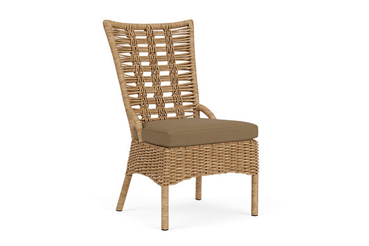 Lloyd Flanders - Magnolia Armless Dining Chair In Sandcastle Finish With Reflections Straw Fabric - 3310071412053 view 1
