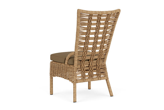 Lloyd Flanders - Magnolia Armless Dining Chair In Sandcastle Finish With Reflections Straw Fabric - 3310071412053 view 2