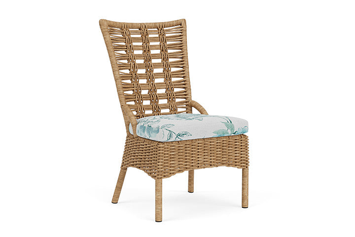 Lloyd Flanders - Magnolia Armless Dining Chair In Sandcastle Finish With Serena Floral Mist Fabric - 3310071412078 view 1