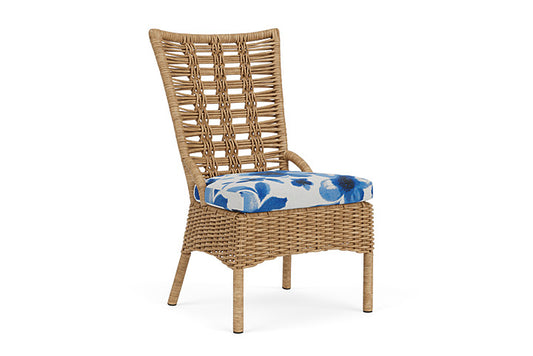 Lloyd Flanders - Magnolia Armless Dining Chair In Sandcastle Finish With Watercolor Blossom Capri Fabric - 331007141672 view 1