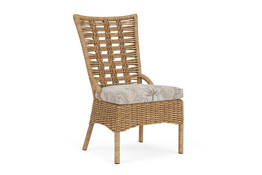 Lloyd Flanders - Magnolia Armless Dining Chair In Sandcastle Finish With Wayfarer Dune Fabric - 3310071412073 view 1