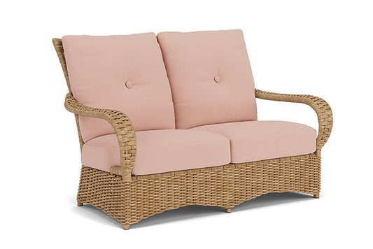 Lloyd Flanders - Magnolia Loveseat In Sandcastle Finish With Azulu Clay Fabric - 3310501412033 view 1