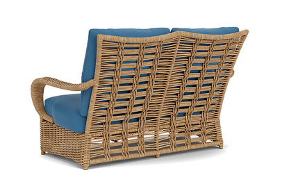 Lloyd Flanders - Magnolia Loveseat In Sandcastle Finish With Bamboo Bay Sky Fabric - 3310501412007 view 2