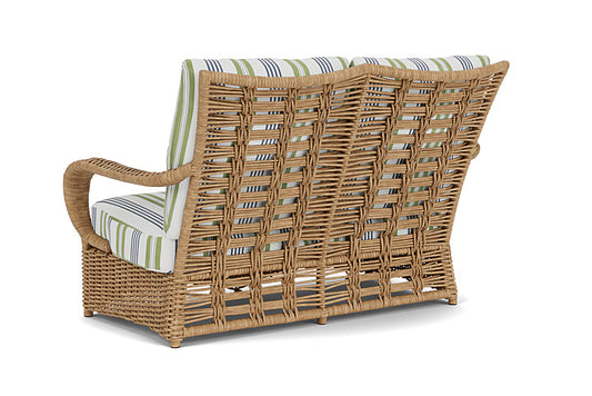 Lloyd Flanders - Magnolia Loveseat In Sandcastle Finish With Berkely Hall Green Fabric - 3310501412062 view 2