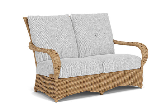 Lloyd Flanders - Magnolia Loveseat In Sandcastle Finish With Burson Domino Fabric - 3310501412035 view 1