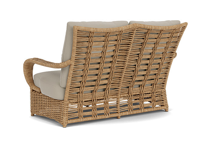 Lloyd Flanders - Magnolia Loveseat In Sandcastle Finish With Callen Driftwood Fabric - 3310501412023 view 2