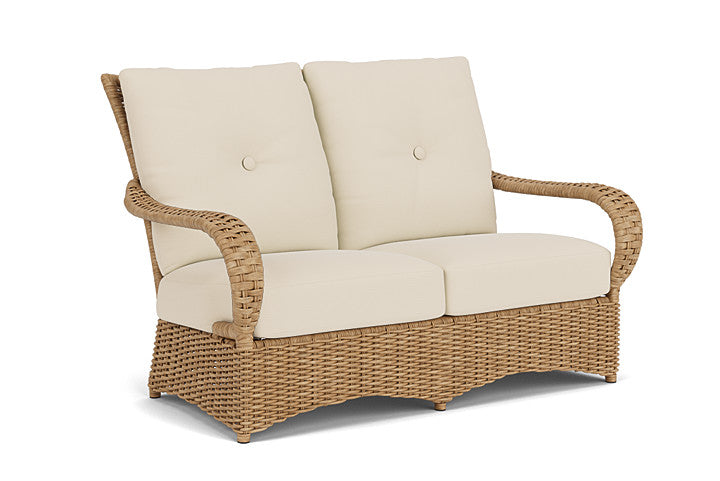 Lloyd Flanders - Magnolia Loveseat In Sandcastle Finish With Callen Pearl Fabric - 3310501412021 view 1