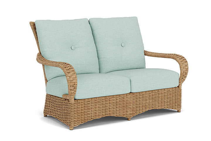 Lloyd Flanders - Magnolia Loveseat In Sandcastle Finish With Demo Mist Fabric - 331050141066 view 1