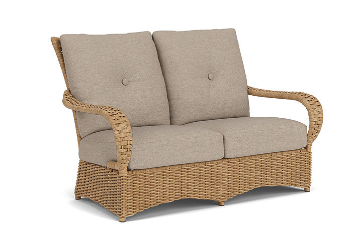 Lloyd Flanders - Magnolia Loveseat In Sandcastle Finish With Demo Oatmeal Fabric - 331050141080 view 1