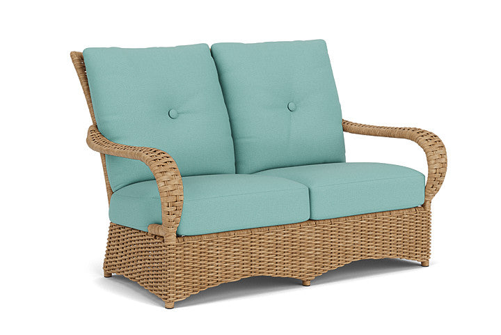 Lloyd Flanders - Magnolia Loveseat In Sandcastle Finish With Fife Aruba Fabric - 331050141748 view 1