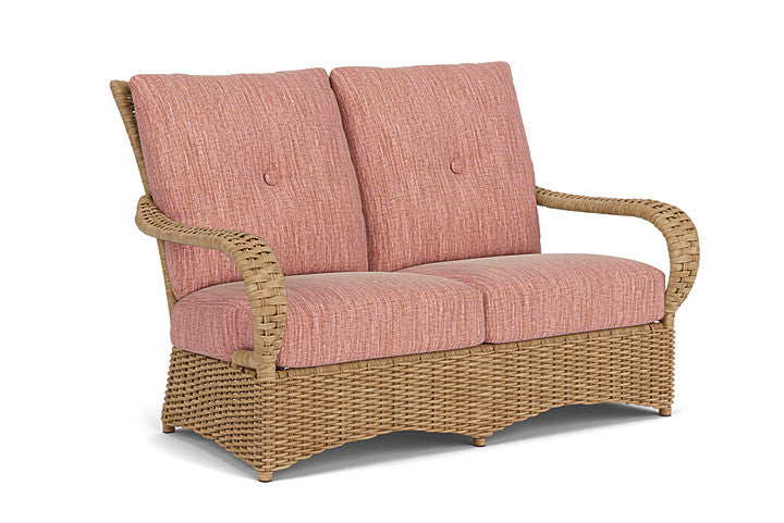 Lloyd Flanders - Magnolia Loveseat In Sandcastle Finish With Friendly Carnival Fabric - 3310501412043 view 1